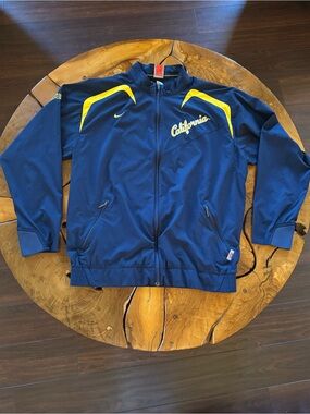 Men’s Cal UC Berkeley Nike FIT STORM Varsity Rugby Full Zip Jacket